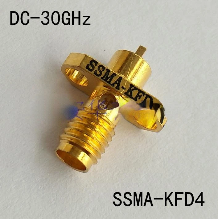 2Pcs High Frequency SSMA-KFD Metal Through-wall RF Connector SSMA-KFD Flange Fixed RF Connector
2Pcs High Frequency SSMA-KFD Metal Through-wall RF Connector SSMA-KFD Flange Fixed RF Connector