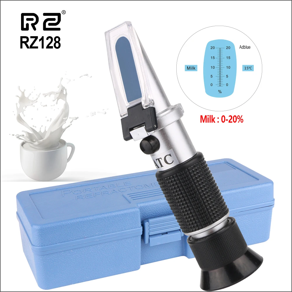 RZ Refractometer Milk Concentration Auto Handheld 0-20% Milk Refractometer Tester Portable Refractometer
RZ Refractometer Milk Concentration Auto Handheld 0-20% Milk Refractometer Tester Portable Refractometer