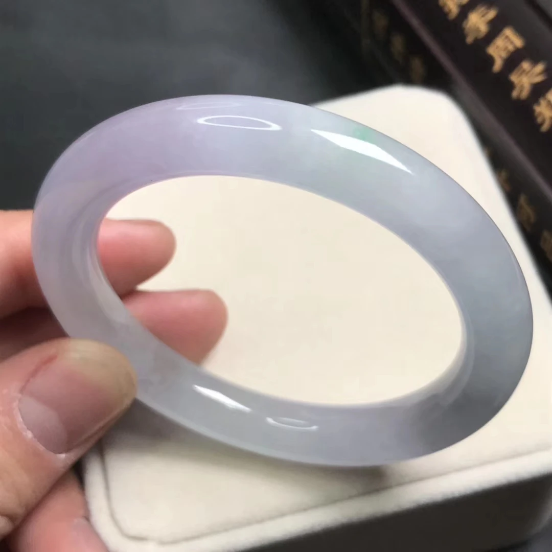 Only One !55MM Certified (Grade A)100% Natural Green Jadeite JADE Bracelet Women Bangle
Only One !55MM Certified (Grade A)100% Natural Green Jadeite JADE Bracelet Women Bangle