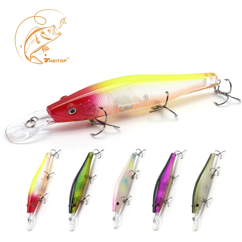 Thritop Hot Fishing Lure Hard Bait TP048 5 Colors for Choose 140MM 18.5G Professional Minnow Fishing Accessories Tackles
Thritop Hot Fishing Lure Hard Bait TP048 5 Colors for Choose 140MM 18.5G Professional Minnow Fishing Accessories Tackles
