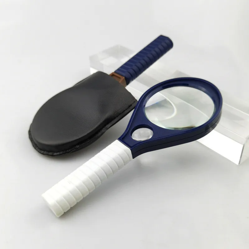 Hand-Held Magnifier Reading with Leather Case Magnifying Glass Portable Pocket Double Mirror
Hand-Held Magnifier Reading with Leather Case Magnifying Glass Portable Pocket Double Mirror
