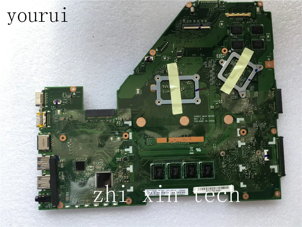 yourui High quality For ASUS X550CC Laptop motherboard REV 2.0 Processor i3-3217u DDR3 Test ok
yourui High quality For ASUS X550CC Laptop motherboard REV 2.0 Processor i3-3217u DDR3 Test ok