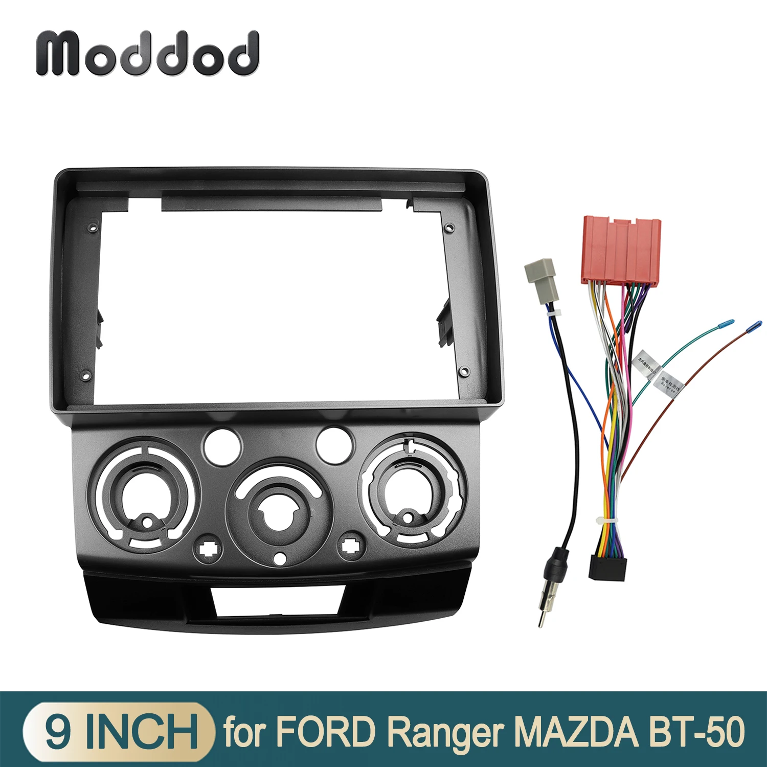 9-дюймовая радиопанель для Ford Everest 2006 + Ranger 2006-2010 Mazda BT-50 2006-2011, установка панели приборной панели, комплект обрезания, рамка
9-дюймовая радиопанель для Ford Everest 2006 + Ranger 2006-2010 Mazda BT-50 2006-2011, установка панели приборной панели, комплект обрезания, рамка