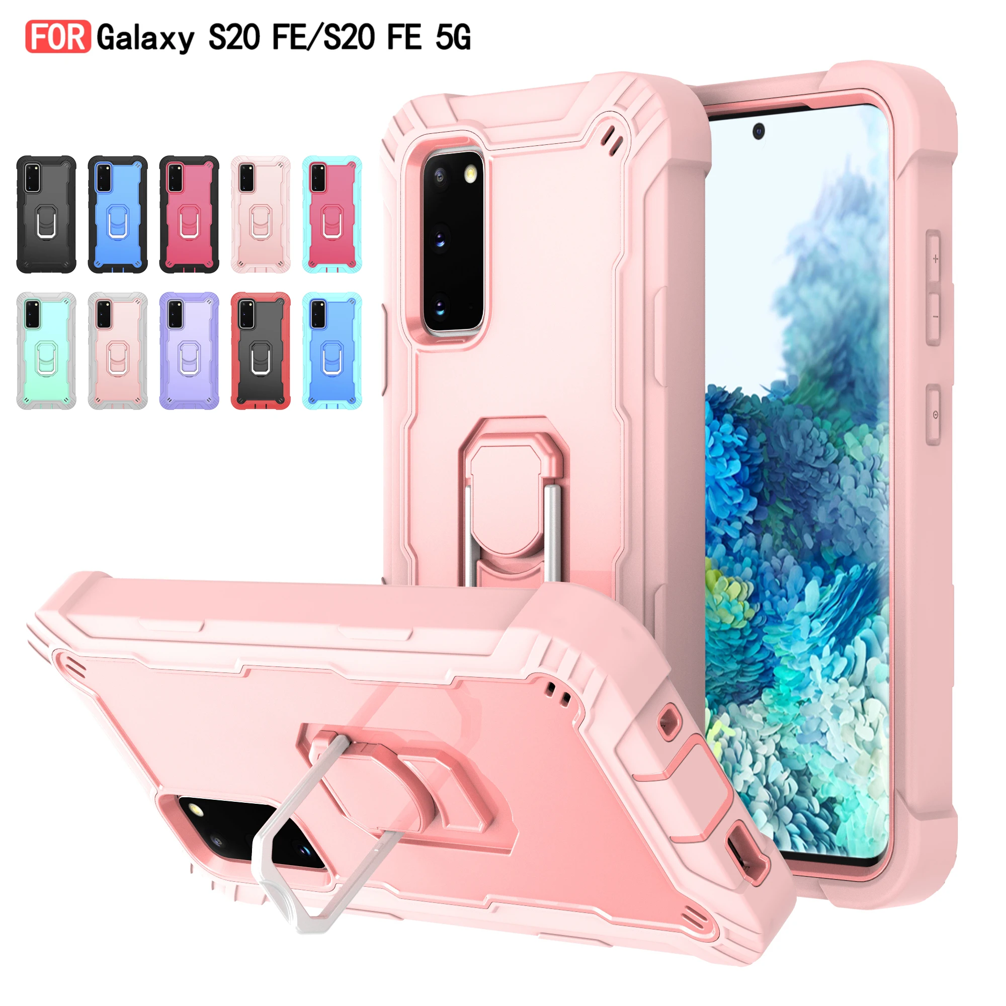 360 Full Armor Shockproof Case For Samsung Galaxy S24 S20 FE S23 S22 Ultra S21 A53 A73 A12 A32 A52 A72 5G Ring Stand Cover Coque
360 Full Armor Shockproof Case For Samsung Galaxy S24 S20 FE S23 S22 Ultra S21 A53 A73 A12 A32 A52 A72 5G Ring Stand Cover Coque