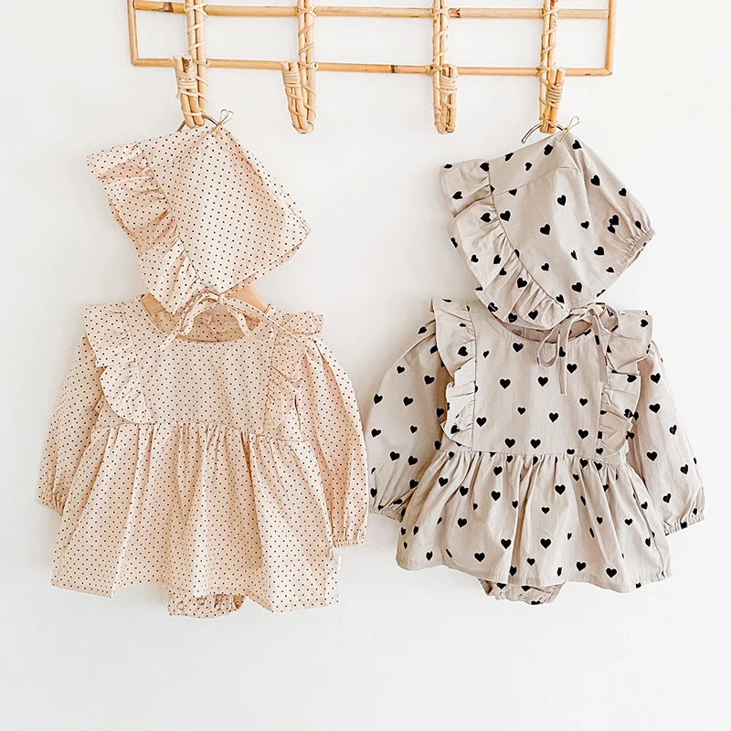 New 2023 Autumn Newborn Girls Loving Heart Jumpsuits Clothes Baby Knit Rompers Knitted Long Sleeve Children Rompers + Hat
New 2023 Autumn Newborn Girls Loving Heart Jumpsuits Clothes Baby Knit Rompers Knitted Long Sleeve Children Rompers + Hat