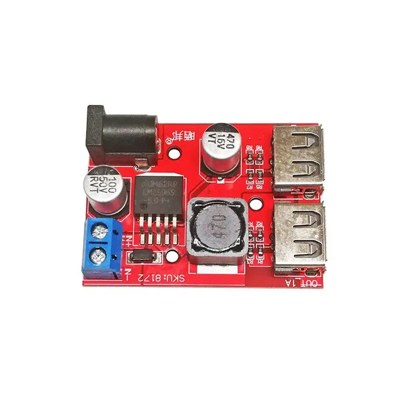 DC-DC step-down module автомобильная зарядка solar 3A стабилизатор напряжения 9 В/12 В/24 В/36 В до 5 В
DC-DC step-down module автомобильная зарядка solar 3A стабилизатор напряжения 9 В/12 В/24 В/36 В до 5 В