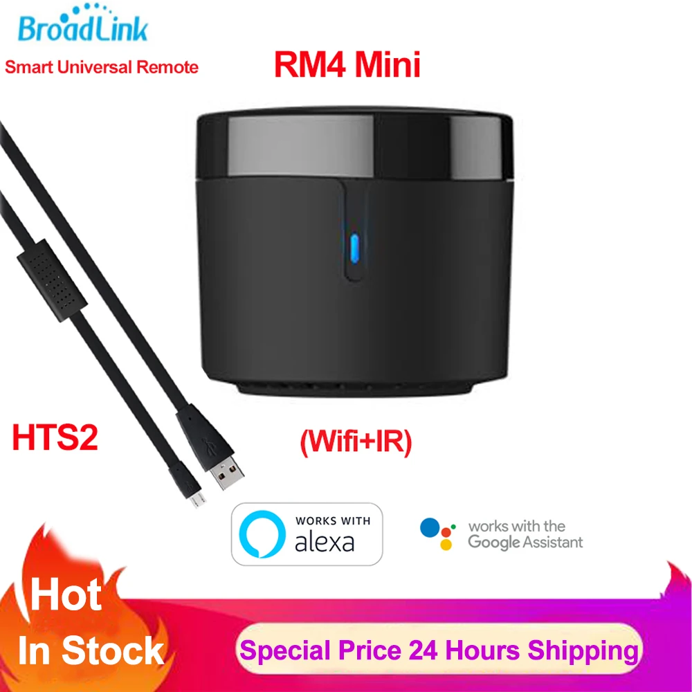 Универсальный ИК-пульт дистанционного управления Broadlink RM4 Mini, 2021, поддержка Alexa, Google Home, HTS2
Универсальный ИК-пульт дистанционного управления Broadlink RM4 Mini, 2021, поддержка Alexa, Google Home, HTS2