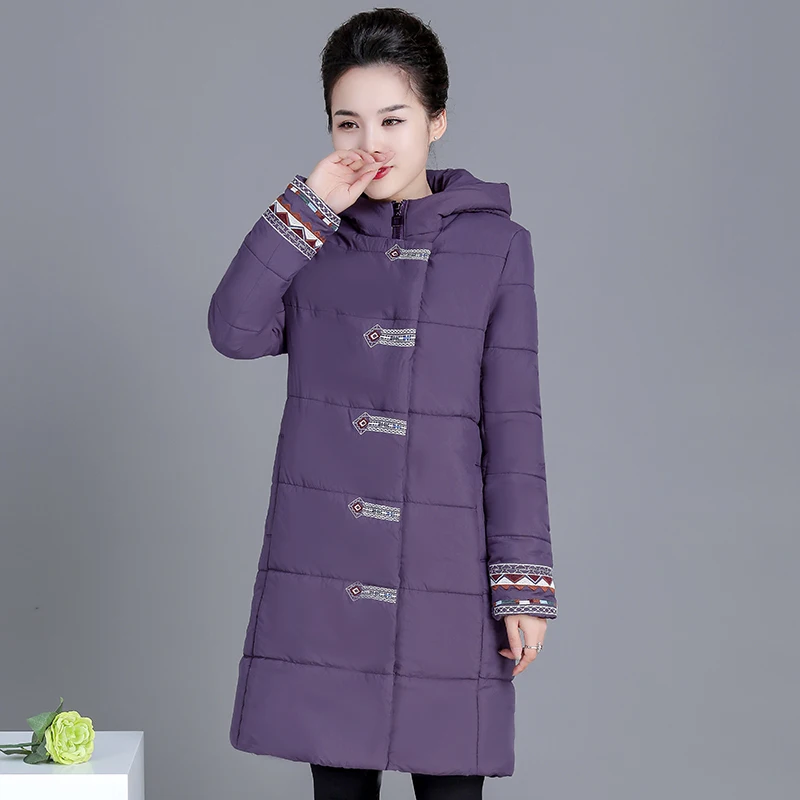 Long Women 2020 Plus Size 5XL Winter Hooded Embroidery Jackets Coats Warm Outwear Vintage Cotton-padded Woman Parkas
Long Women 2020 Plus Size 5XL Winter Hooded Embroidery Jackets Coats Warm Outwear Vintage Cotton-padded Woman Parkas