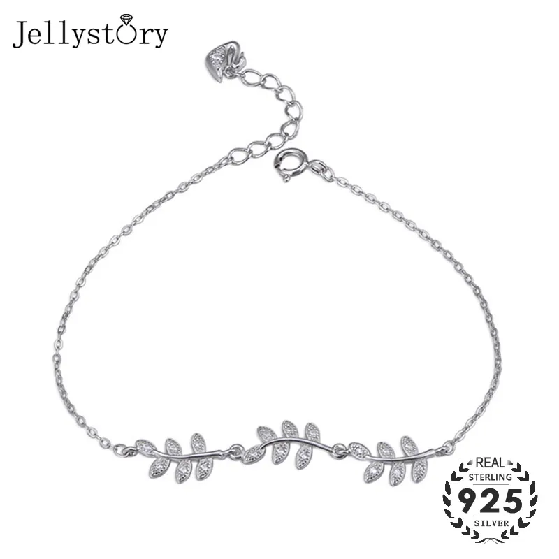 Jellystory модные 925 стерлингового серебра браслет для женщин в форме листьев Циркон ювелирные изделия цепочка браслеты свадьбы, хорошее ювелирное изделие, подарок
Jellystory модные 925 стерлингового серебра браслет для женщин в форме листьев Циркон ювелирные изделия цепочка браслеты свадьбы, хорошее ювелирное изделие, подарок