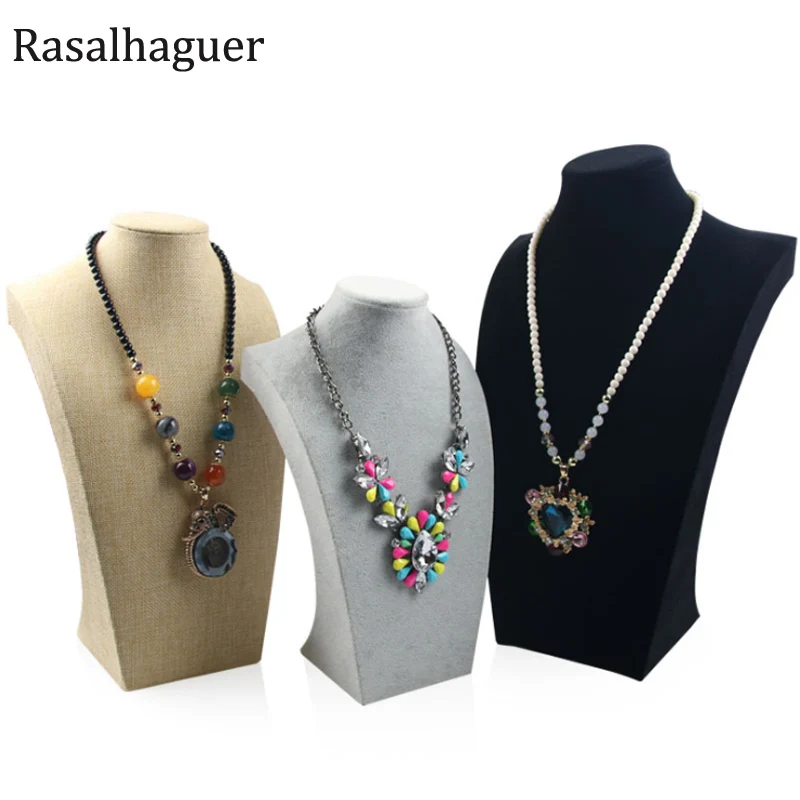 Mannequin Display Classic Necklace Stand Height 20cm 12pcs/Sale Bust Showcase Black Model Jewelry Necklace Pendants Organizer
Mannequin Display Classic Necklace Stand Height 20cm 12pcs/Sale Bust Showcase Black Model Jewelry Necklace Pendants Organizer
