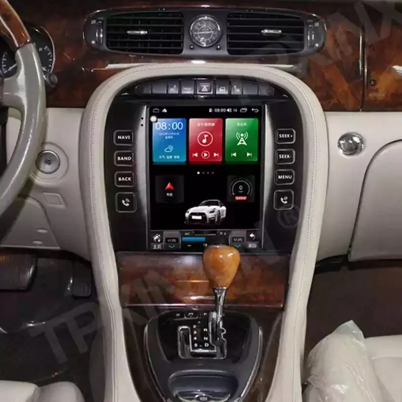 Автомобильный мультимедийный стереопроигрыватель с экраном Tesla Android 10 Carplay для Jaguar S-TYPE GPS навигация головное устройство DVD
Автомобильный мультимедийный стереопроигрыватель с экраном Tesla Android 10 Carplay для Jaguar S-TYPE GPS навигация головное устройство DVD