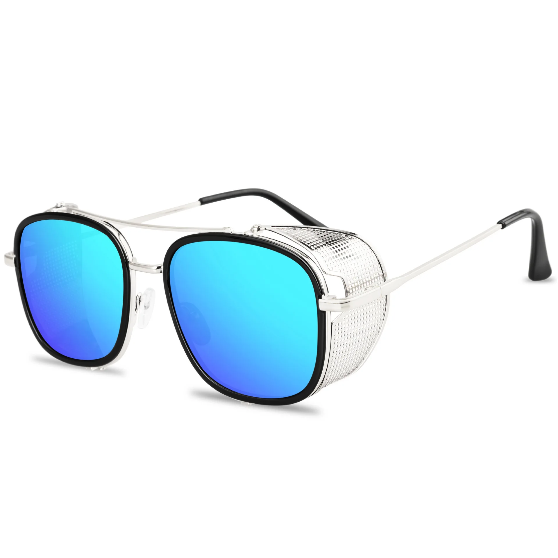 fashion retro steampunk metal sunglasses men's women's metal side sunglasses tide sunglasses women vintage Punk sunglasses
fashion retro steampunk metal sunglasses men's women's metal side sunglasses tide sunglasses women vintage Punk sunglasses