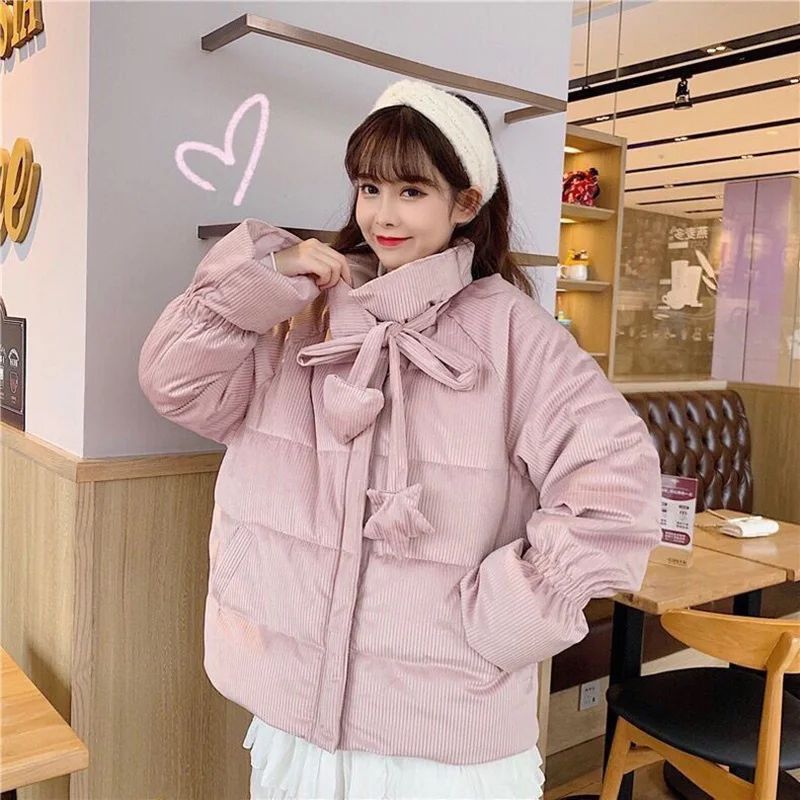 Winter Thicken Women's Parkas Coat Corduroy Stand-up Collar Warm Parka Female Cotton Padded Coats 2024 Fashion Puffer Jacket
Winter Thicken Women's Parkas Coat Corduroy Stand-up Collar Warm Parka Female Cotton Padded Coats 2024 Fashion Puffer Jacket