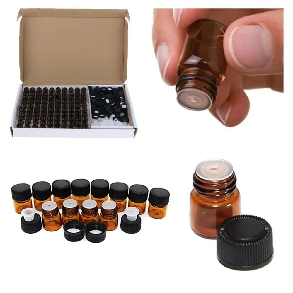 100 Pcs Essential Oil Amber Glass Vial Sample Dram bottle Glass Small Amber Perfume Sample Test Bottle контейнер 1-3ml
100 Pcs Essential Oil Amber Glass Vial Sample Dram bottle Glass Small Amber Perfume Sample Test Bottle контейнер 1-3ml