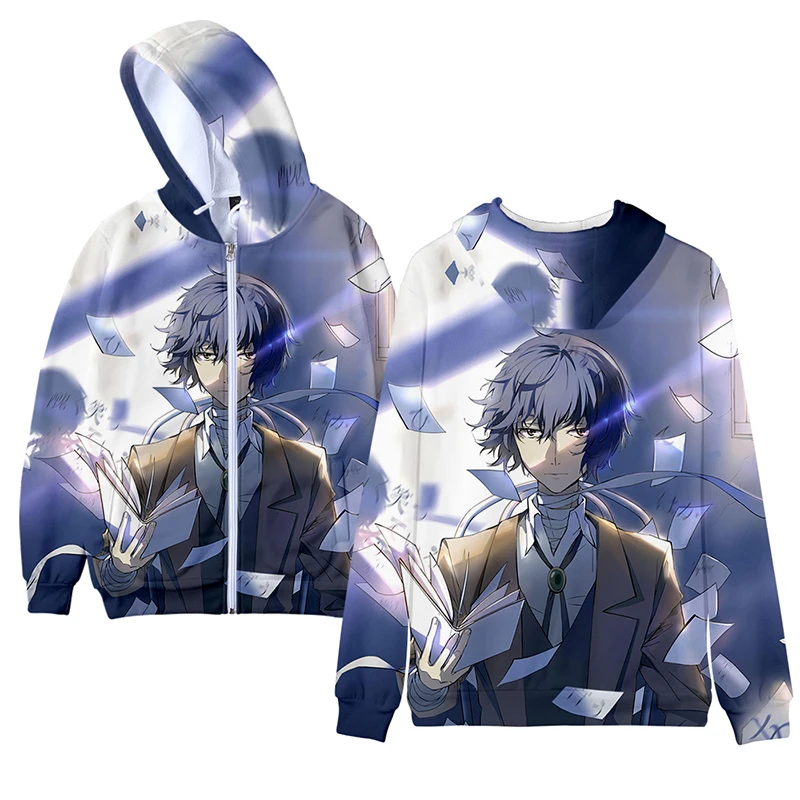 Harajuku Anime Bungo Stray Dogs 3d Hoody Print Fashion Men Women Zipper Hoodies Jackets Tops Long Sleeve Cool Hooded Sweatshirts
Harajuku Anime Bungo Stray Dogs 3d Hoody Print Fashion Men Women Zipper Hoodies Jackets Tops Long Sleeve Cool Hooded Sweatshirts