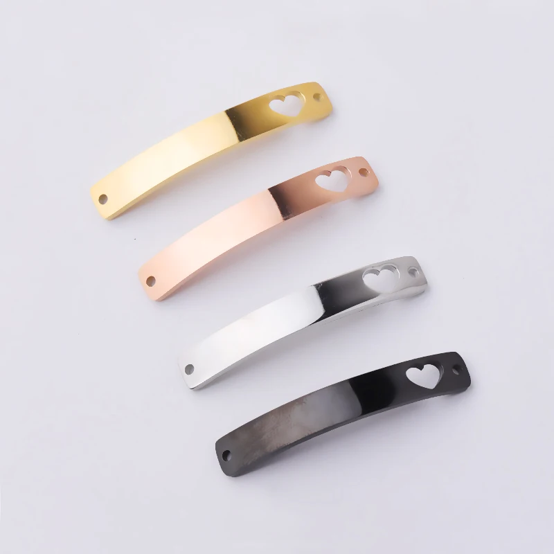 20Pcs/Lot Curved Strip Heart Charms Stainless Steel Making Jewelry Charms DIY Connector Charms For Jewelry Making Accessories
20Pcs/Lot Curved Strip Heart Charms Stainless Steel Making Jewelry Charms DIY Connector Charms For Jewelry Making Accessories