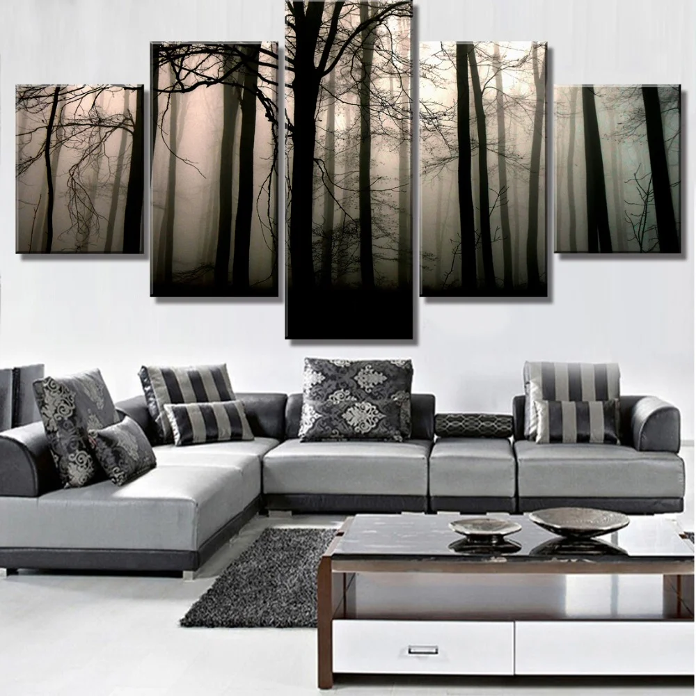 Wall Canvas Painting 5 Piece Forest Dawn Decor Artwork Prints Living Room Home Modern Decorations Posters Modular Pictures
Wall Canvas Painting 5 Piece Forest Dawn Decor Artwork Prints Living Room Home Modern Decorations Posters Modular Pictures