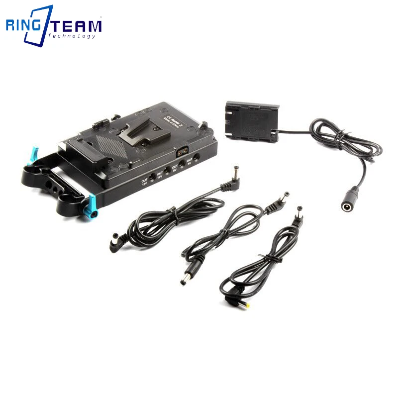LP-E6 Dummy Battery DR-E6 DC Coupler+ V Mount Plate for Canon EOS R7 80D 70D 60D 7D Mark II 7D2 6D Mark II 6D2 5D Mark V 5D4
LP-E6 Dummy Battery DR-E6 DC Coupler+ V Mount Plate for Canon EOS R7 80D 70D 60D 7D Mark II 7D2 6D Mark II 6D2 5D Mark V 5D4