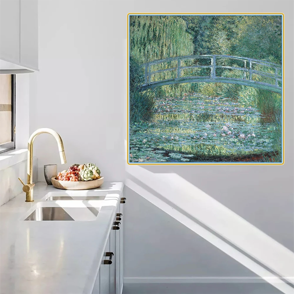 Citon Claude Monet《The Waterlily Pond with the Japanese Bridge》Canvas Oil Painting Artwork Picture Wall Decor Home Decoration
Citon Claude Monet《The Waterlily Pond with the Japanese Bridge》Canvas Oil Painting Artwork Picture Wall Decor Home Decoration