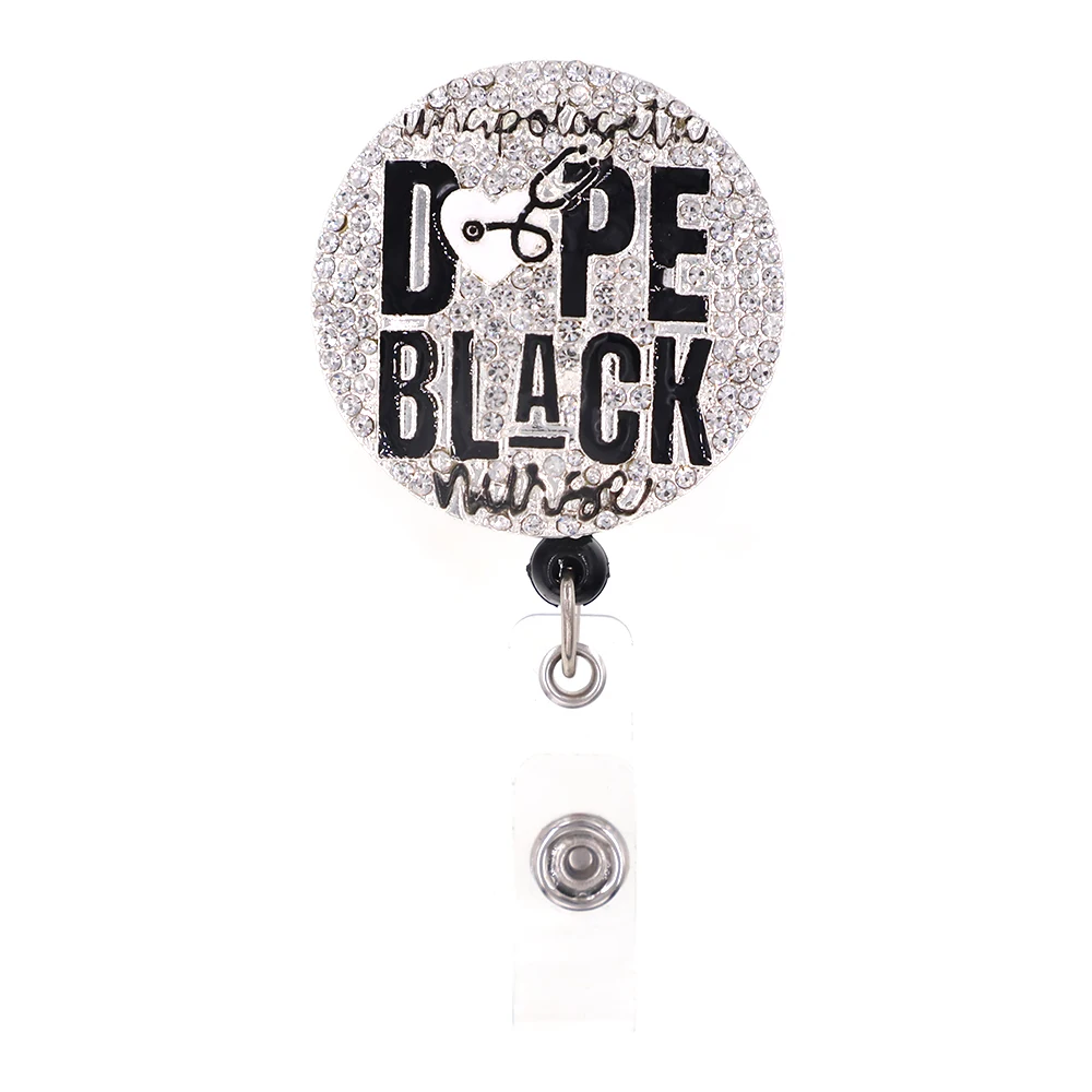 10pcs/lot New Design Wholesale Crystal Retractable Black Nurse Badge Holder For Nurse Gift Worker Office Accessories ID Card Bad
10pcs/lot New Design Wholesale Crystal Retractable Black Nurse Badge Holder For Nurse Gift Worker Office Accessories ID Card Bad