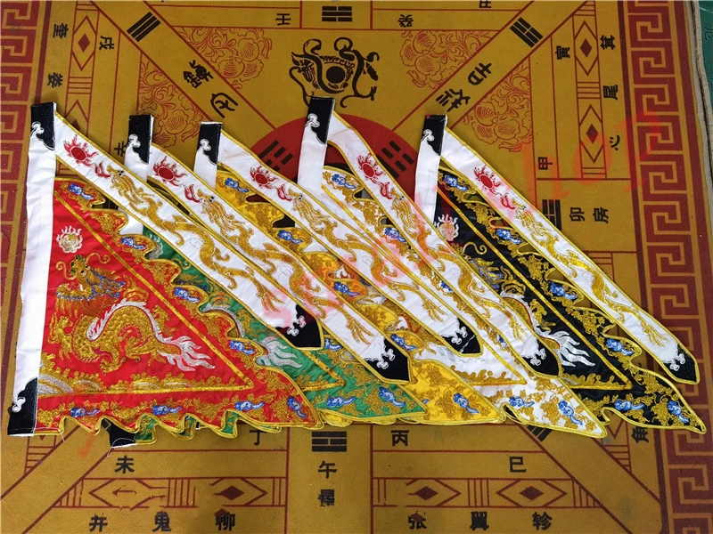 Taoist Supplies, Five Colors, Five Dragon Flag, All Gold Thread, Boutique, Taiwan Version, Taoist Magic
Taoist Supplies, Five Colors, Five Dragon Flag, All Gold Thread, Boutique, Taiwan Version, Taoist Magic