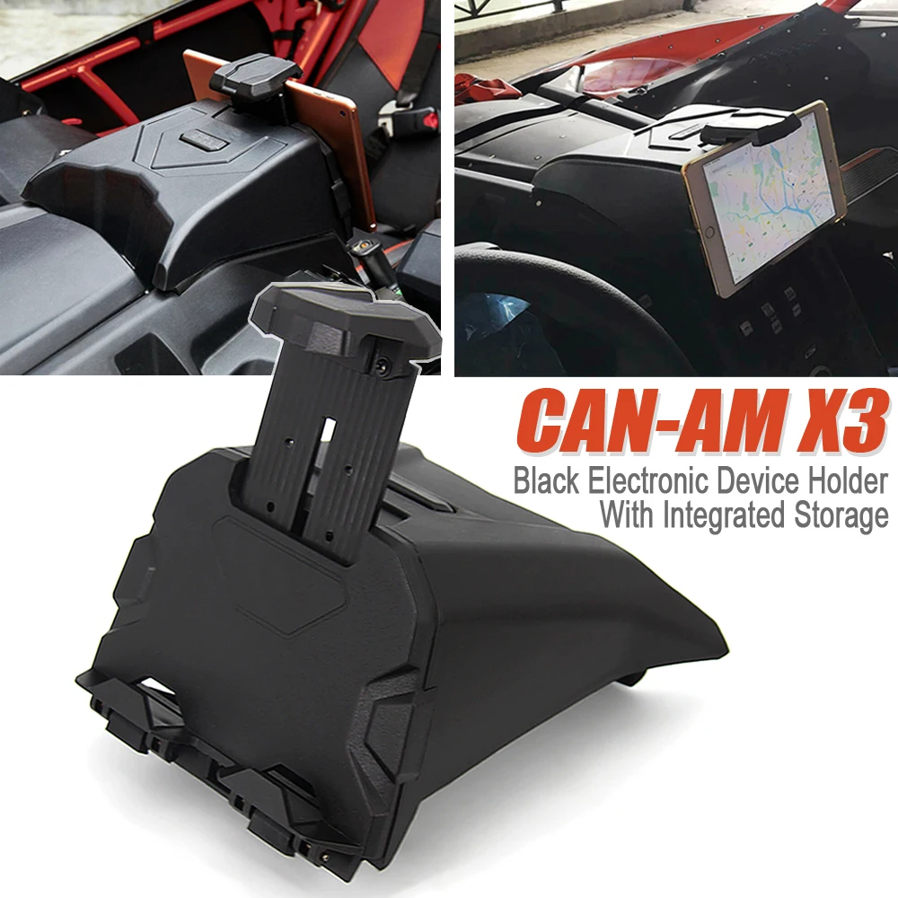 2017-2021 2020 2019 2018 FOR Can Am Maverick X3 Models Black Electronic Device Holder With Integrated Storage
2017-2021 2020 2019 2018 FOR Can Am Maverick X3 Models Black Electronic Device Holder With Integrated Storage