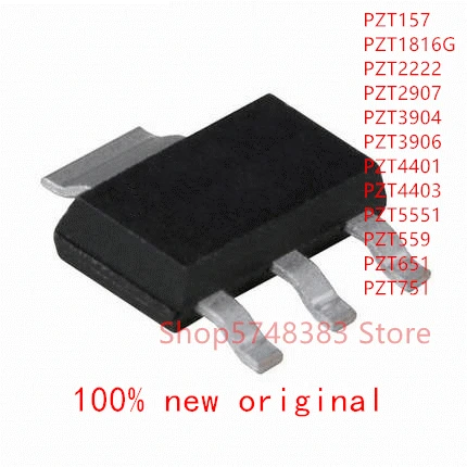 10PCS/LOT PZT157 PZT1816G PZT2222 PZT2907 PZT3904 PZT3906 PZT4401 PZT4403 PZT5551 PZT559 PZT651 PZT751 SOT-223
10PCS/LOT PZT157 PZT1816G PZT2222 PZT2907 PZT3904 PZT3906 PZT4401 PZT4403 PZT5551 PZT559 PZT651 PZT751 SOT-223