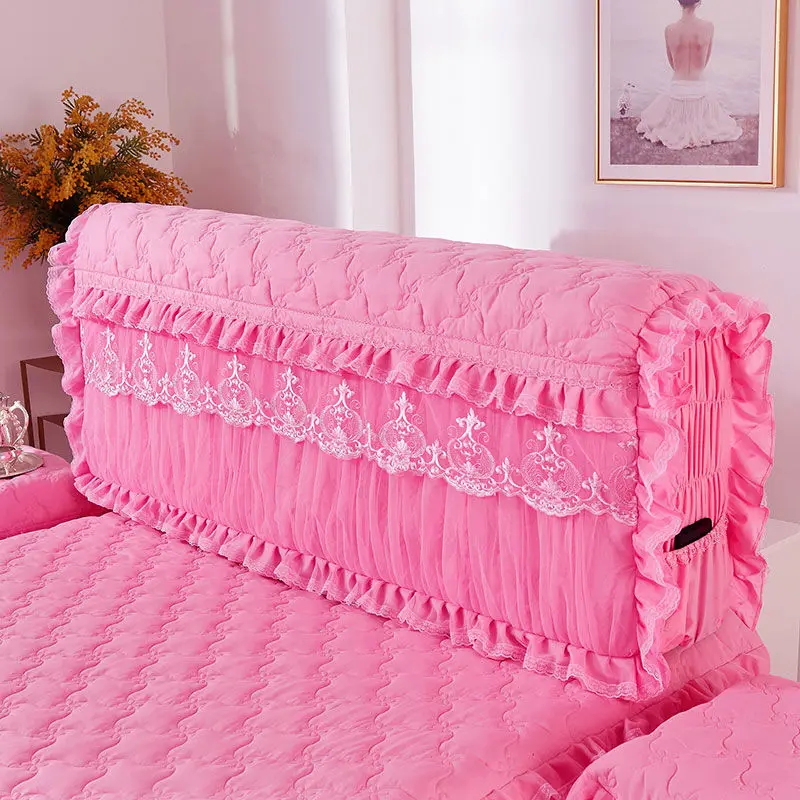 Lace Pink Bedside Cover Home Decor Princess Thickened Cotton Bed Spreads Bedding Comforter All Inclusive Headboard Cover
Lace Pink Bedside Cover Home Decor Princess Thickened Cotton Bed Spreads Bedding Comforter All Inclusive Headboard Cover