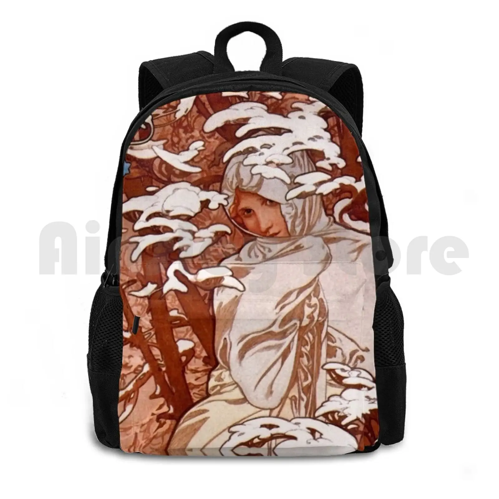 Vintage Alphonse Mucha-Winter 1897 Art Nouveau Outdoor Hiking Backpack Riding Climbing Sports Bag Vintage Alphonse Mucha
Vintage Alphonse Mucha-Winter 1897 Art Nouveau Outdoor Hiking Backpack Riding Climbing Sports Bag Vintage Alphonse Mucha
