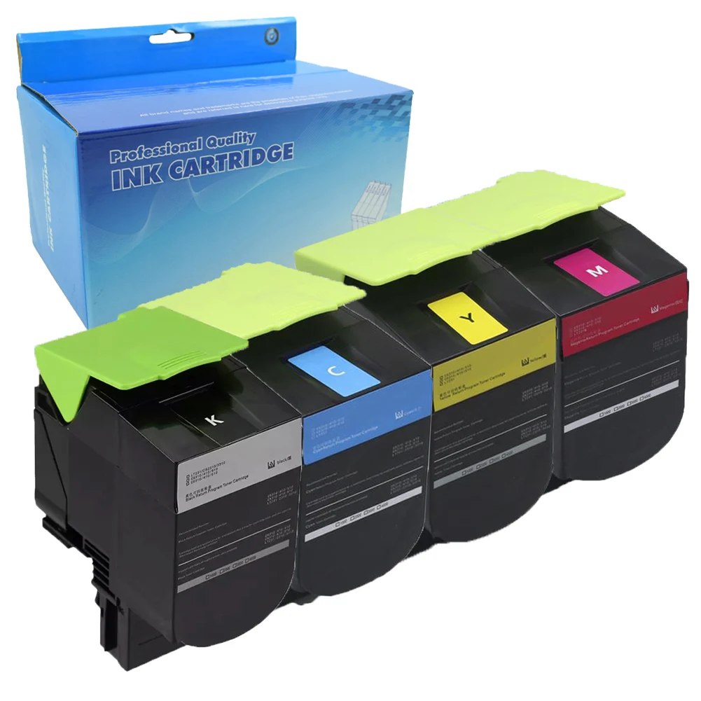 4PK Compatible lexmark CX310 toner cartridges Lexmark CX310 CX410 CX510 CX310dn CX410dte CX510de CX 310 410 510
4PK Compatible lexmark CX310 toner cartridges Lexmark CX310 CX410 CX510 CX310dn CX410dte CX510de CX 310 410 510