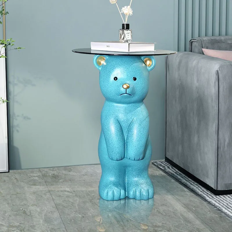 Home Living Room Decoration Bear Tempered Glass Tea Table Sculpture Creative Nordic Light Luxurys Bear Statue Homes Accessories
Home Living Room Decoration Bear Tempered Glass Tea Table Sculpture Creative Nordic Light Luxurys Bear Statue Homes Accessories