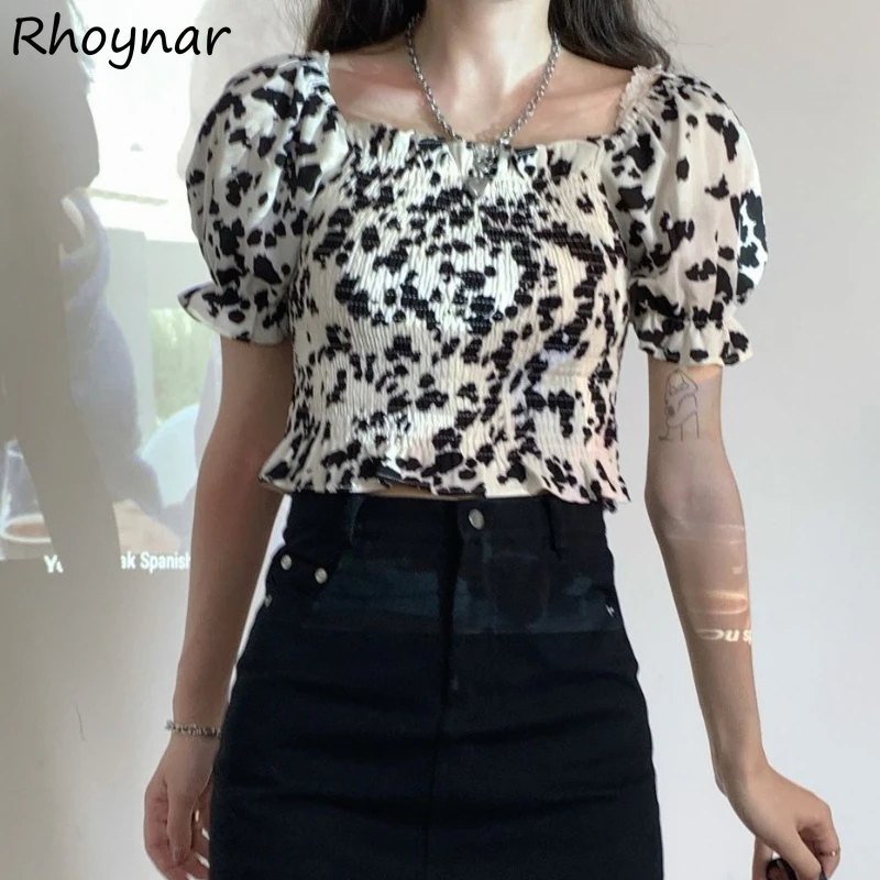 Short Sleeve Blouses Women Slim Crop High Street Summer Girls Fashion Simple Daily Korean Style Ins Top Female All-match Tender
Short Sleeve Blouses Women Slim Crop High Street Summer Girls Fashion Simple Daily Korean Style Ins Top Female All-match Tender
