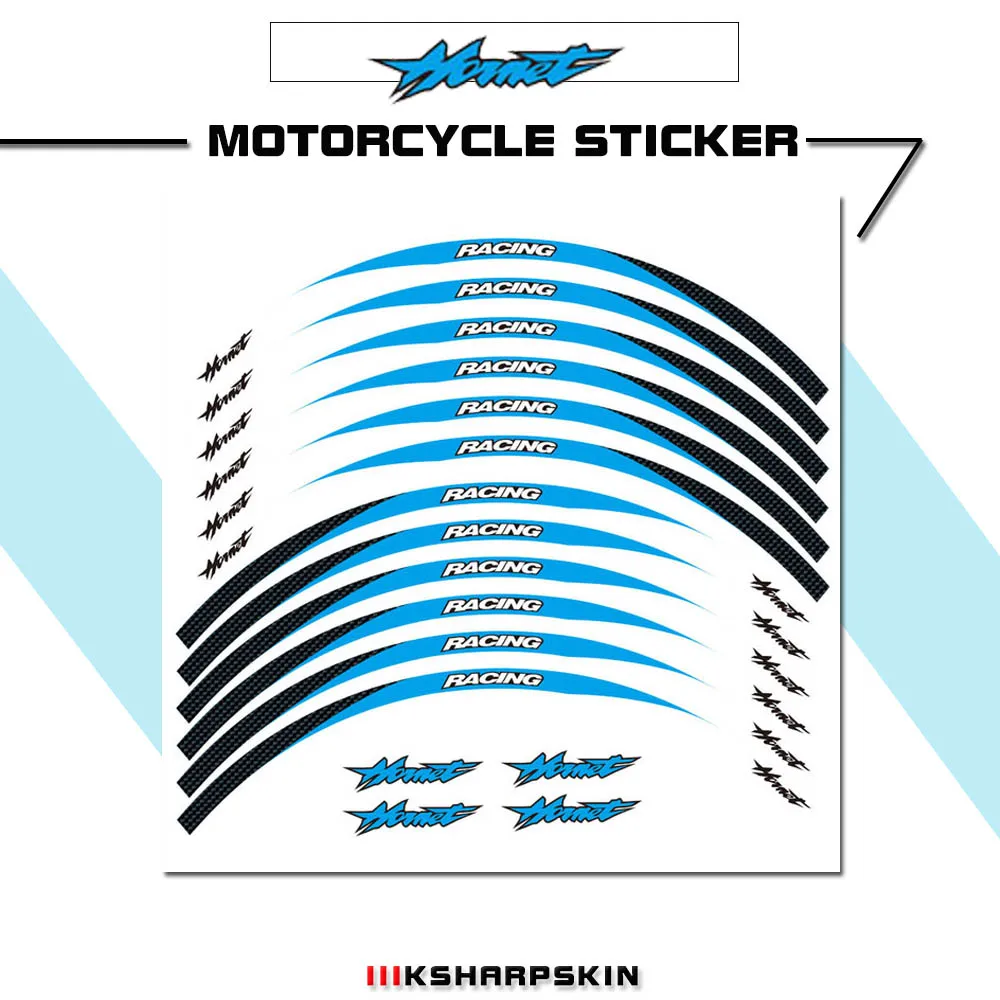 12 pieces of motorcycle wheel stickers reflective decorative edge protection tire stickers decals are suitable for Honda Hornet
12 pieces of motorcycle wheel stickers reflective decorative edge protection tire stickers decals are suitable for Honda Hornet