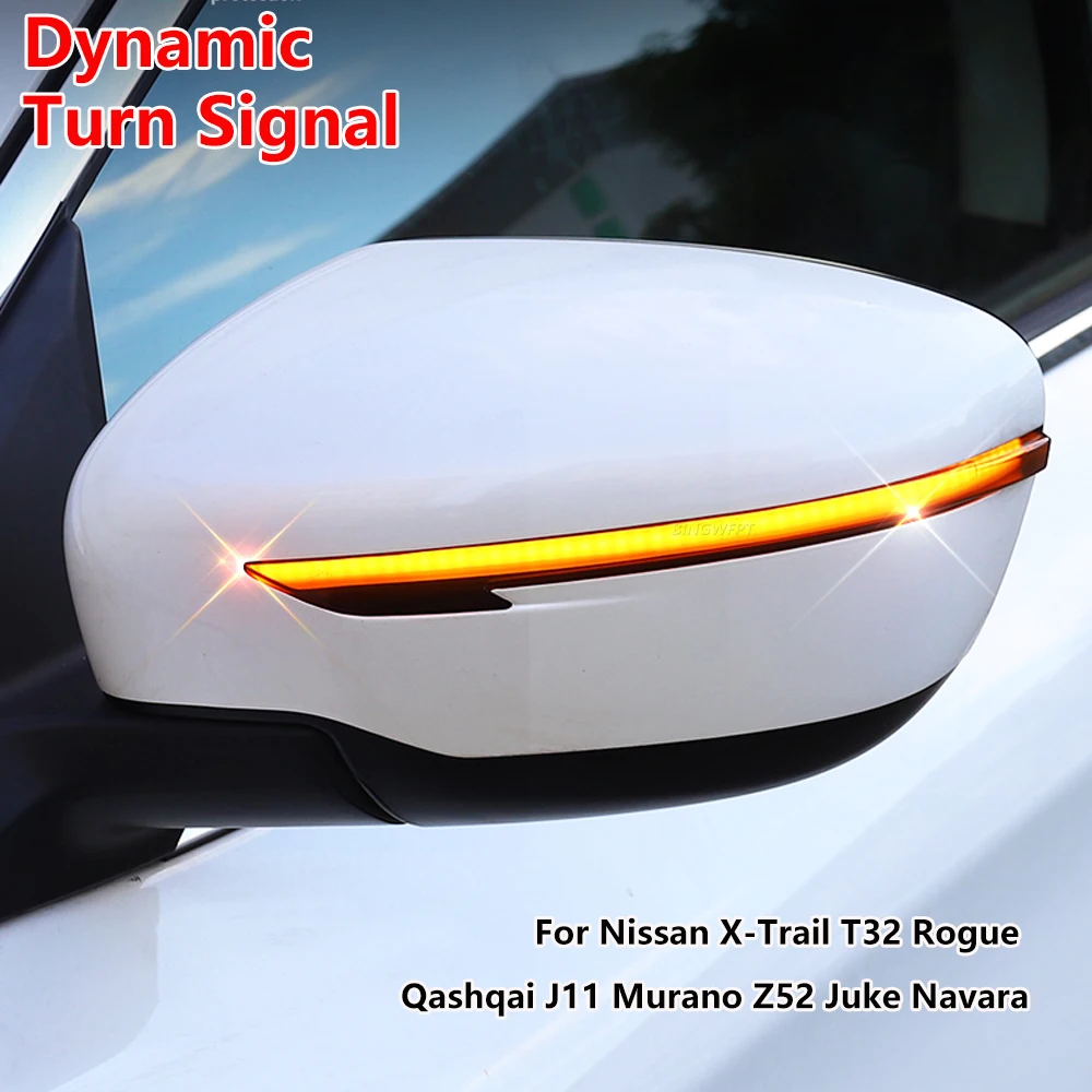 Dynamic Blinker For Nissan X-Trail T32 Qashqai J11 Murano Z52 Navara NP300 Pathfinder Juke LED turn signal lights Mirror
Dynamic Blinker For Nissan X-Trail T32 Qashqai J11 Murano Z52 Navara NP300 Pathfinder Juke LED turn signal lights Mirror