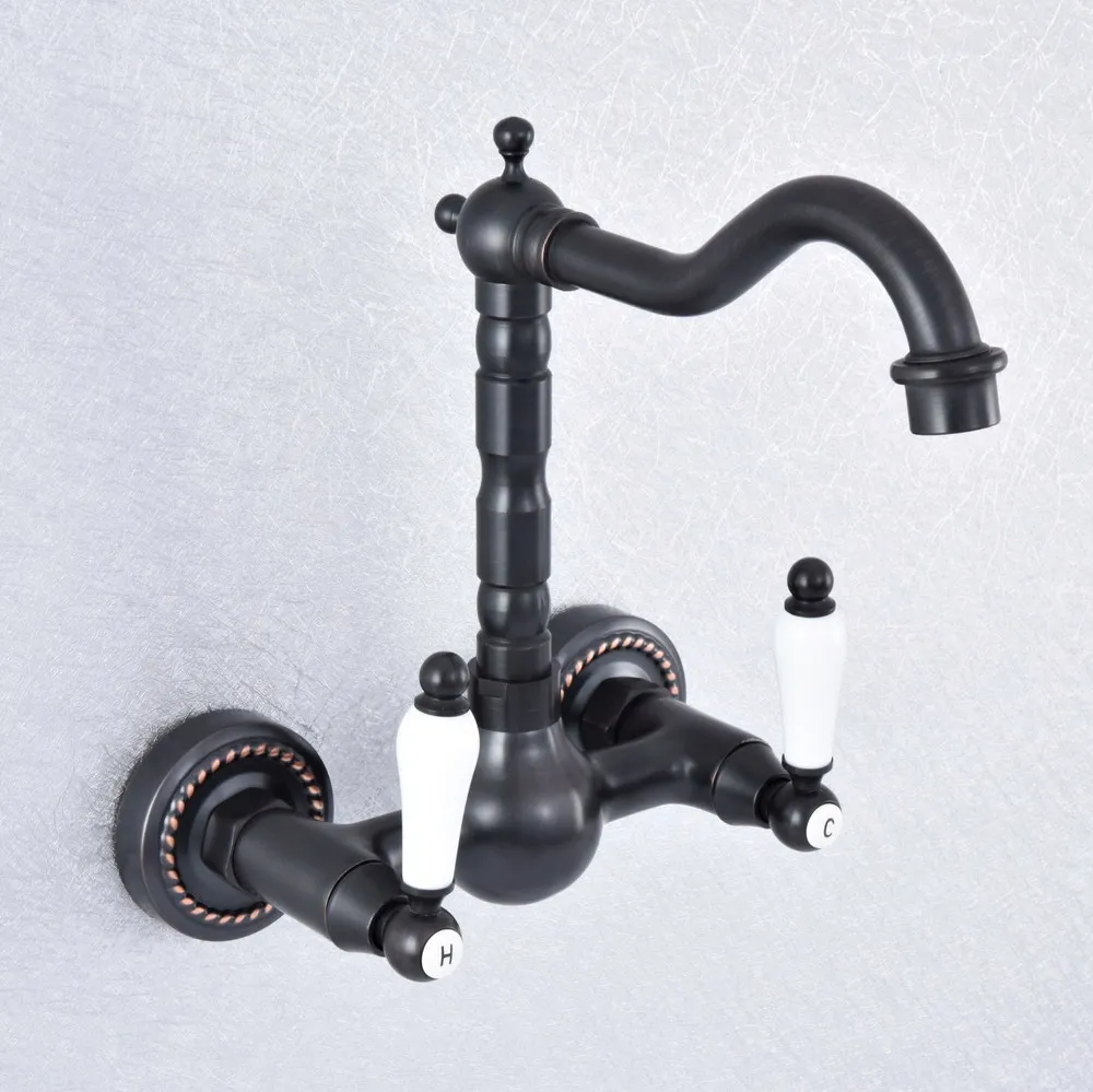 Swivel 360 Bathroom Bathtub Faucet Wall Mount Oil Rubbed Black Bronze Basin Sink Faucet Mixer Tap zsf717
Swivel 360 Bathroom Bathtub Faucet Wall Mount Oil Rubbed Black Bronze Basin Sink Faucet Mixer Tap zsf717
