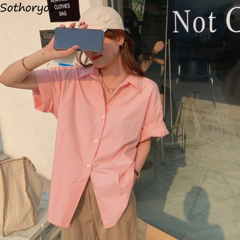 Short Sleeve Blouses Women Solid Chic Korean Style Loose Elegant Office Ladies Daily Shirts Sweet Summer Stylish Harajuku Retro
Short Sleeve Blouses Women Solid Chic Korean Style Loose Elegant Office Ladies Daily Shirts Sweet Summer Stylish Harajuku Retro