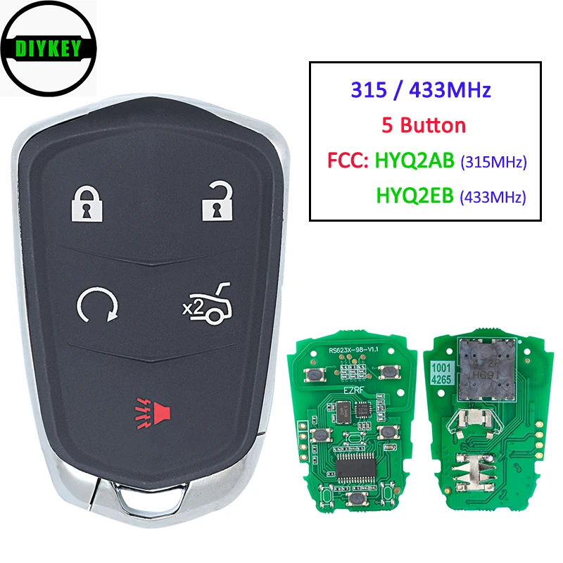 Запасная деталь для Cadillac XTS CTS CT6 ATS 433 315 2017 FCC: HYQ2AB, HYQ2EB, 5 кнопок
Запасная деталь для Cadillac XTS CTS CT6 ATS 433 315 2017 FCC: HYQ2AB, HYQ2EB, 5 кнопок