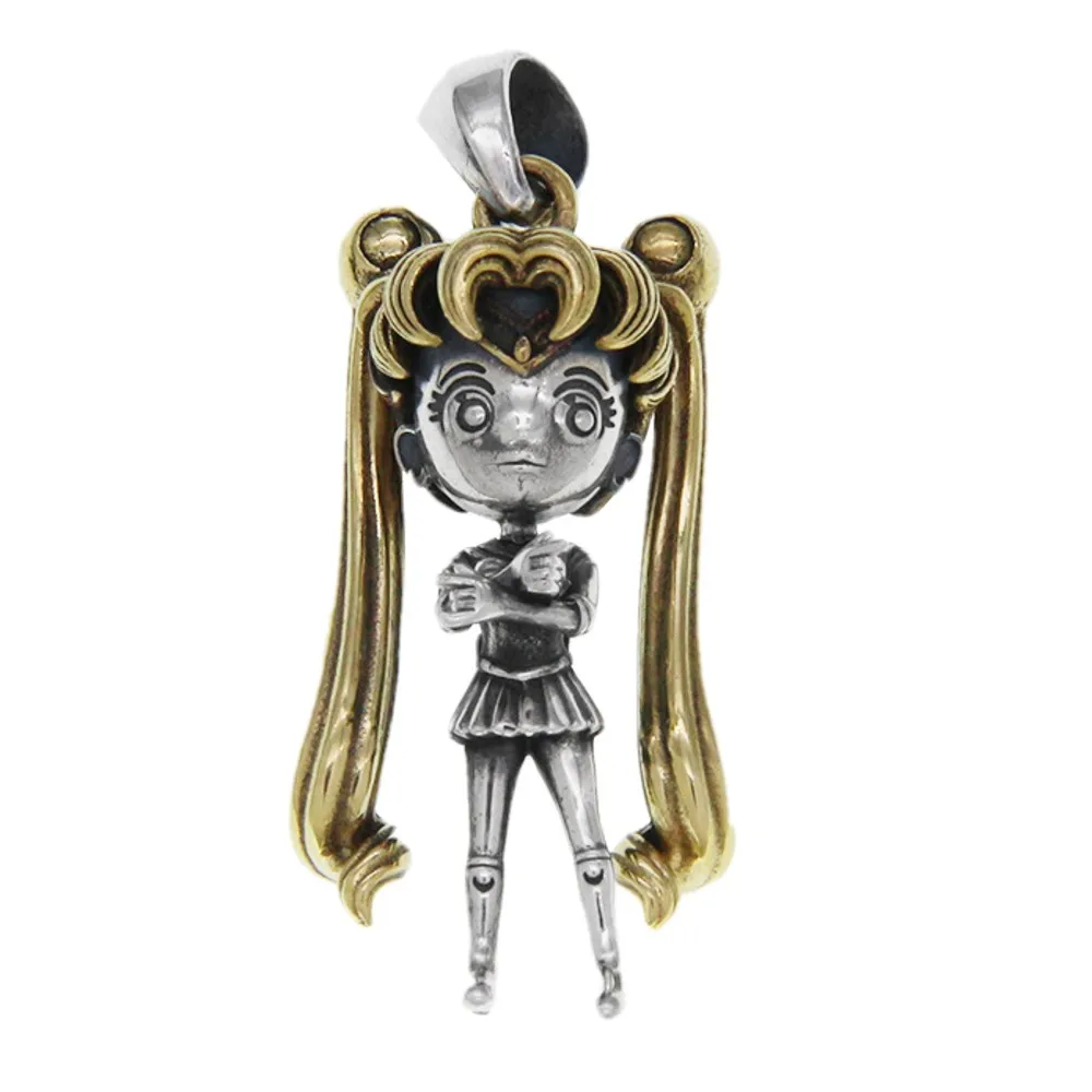 BOCAI New Solid S925 Silver Jewelry Woman Pendant Cute Girl Doll Keychain Fashion Birthday Gift
BOCAI New Solid S925 Silver Jewelry Woman Pendant Cute Girl Doll Keychain Fashion Birthday Gift