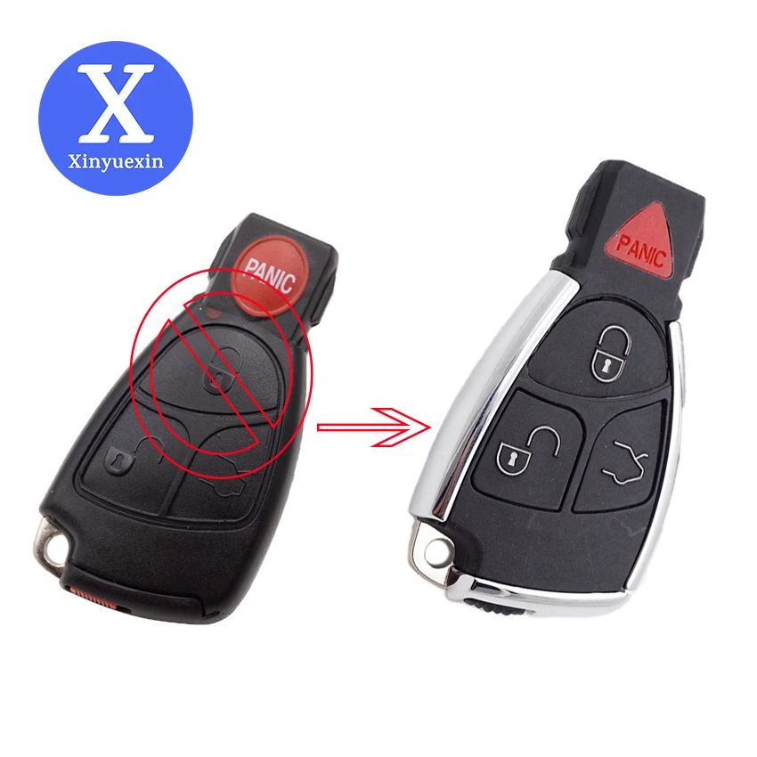 Xinyuexin новый модифицированный Новый умный дистанционный автомобильный чехол для ключей для Mercedes-Benz CLS C E S 3 + 1 кнопки сменный Автомобильный ключ
Xinyuexin новый модифицированный Новый умный дистанционный автомобильный чехол для ключей для Mercedes-Benz CLS C E S 3 + 1 кнопки сменный Автомобильный ключ