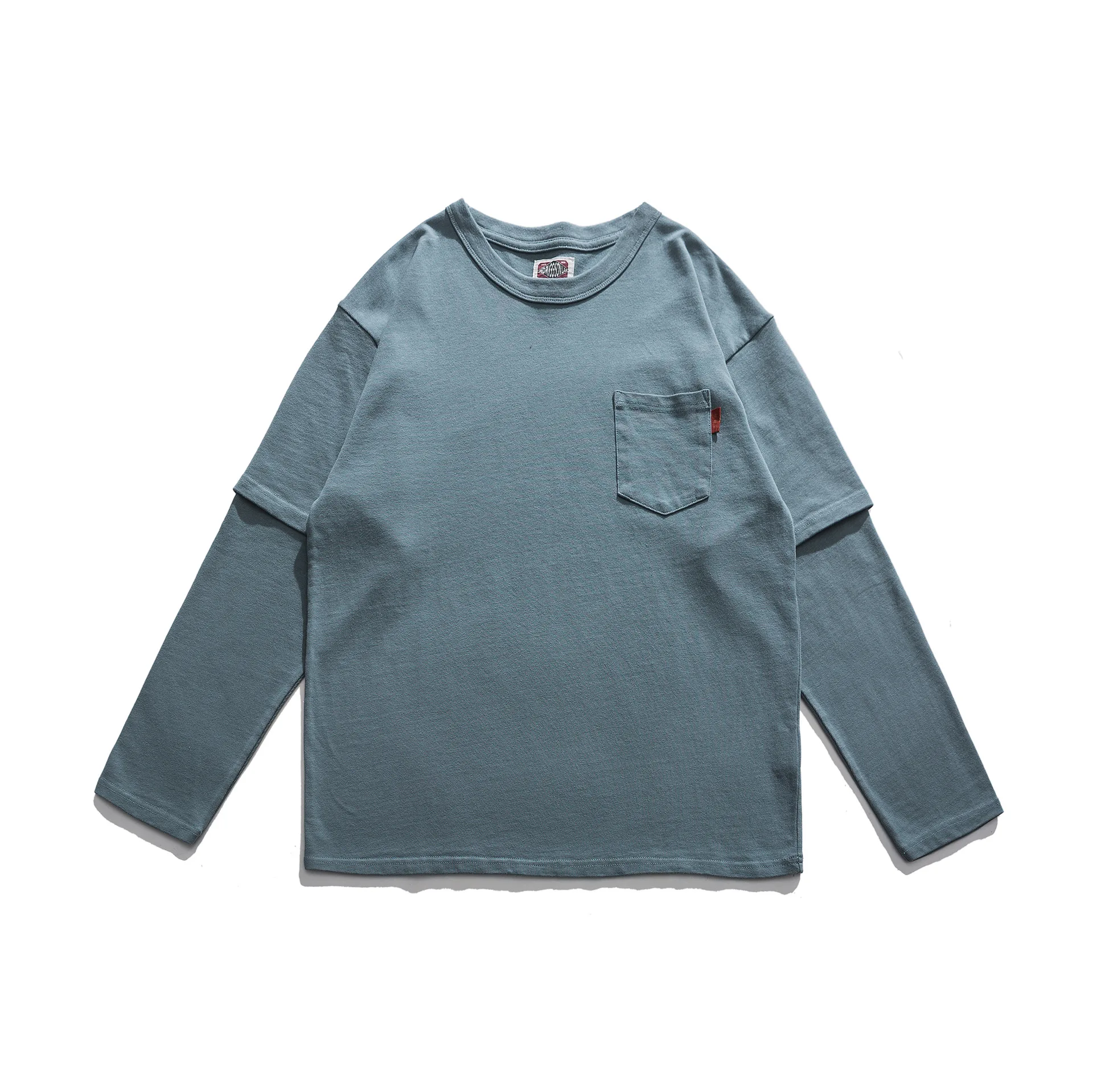 Retro Trendy Fake Two Piece t-Shirts For Men Fashion Boyfriend Style Couple Loose All-Match Simple Harajuku Street Youthful Tops
Retro Trendy Fake Two Piece t-Shirts For Men Fashion Boyfriend Style Couple Loose All-Match Simple Harajuku Street Youthful Tops