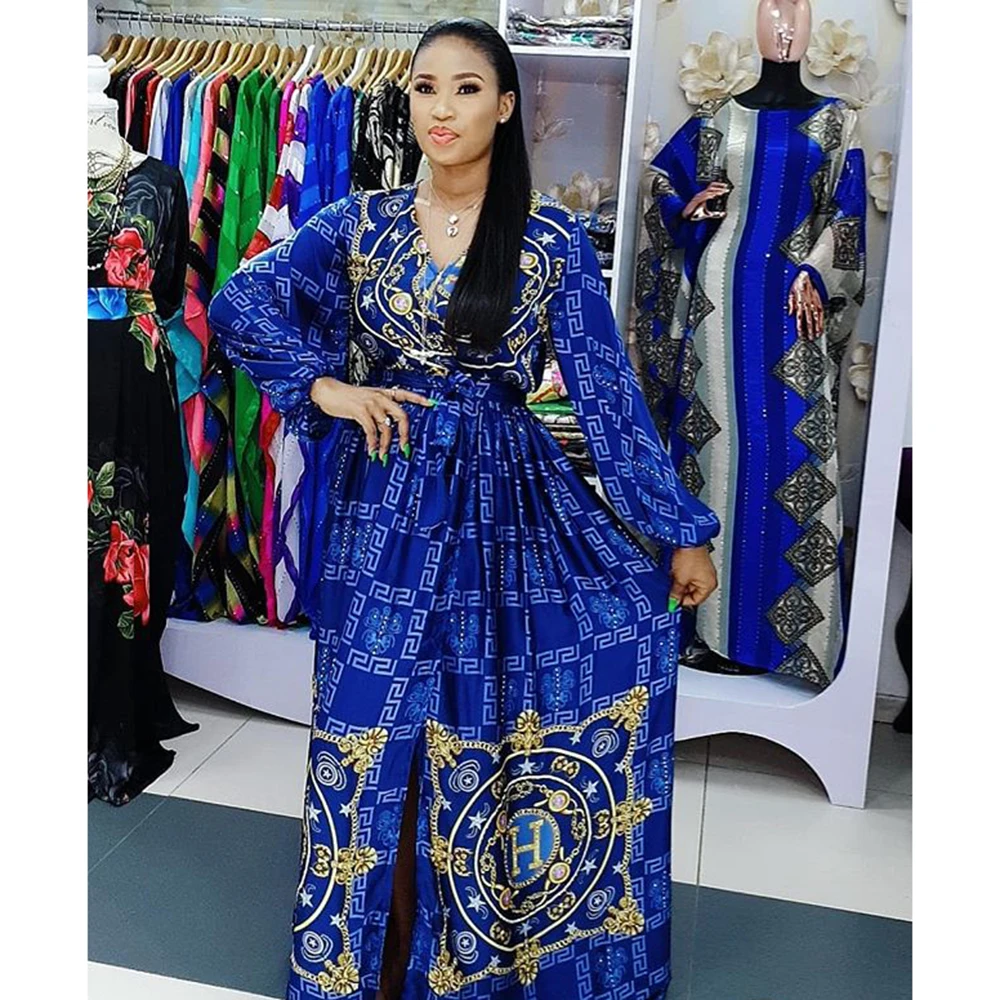 Fashion Printed Dresses For Women 2022 Sexy V-neck Long Sleeve Maxi Vestidos Ladies Robe Africaine Geometry Ankara Clothes
Fashion Printed Dresses For Women 2022 Sexy V-neck Long Sleeve Maxi Vestidos Ladies Robe Africaine Geometry Ankara Clothes