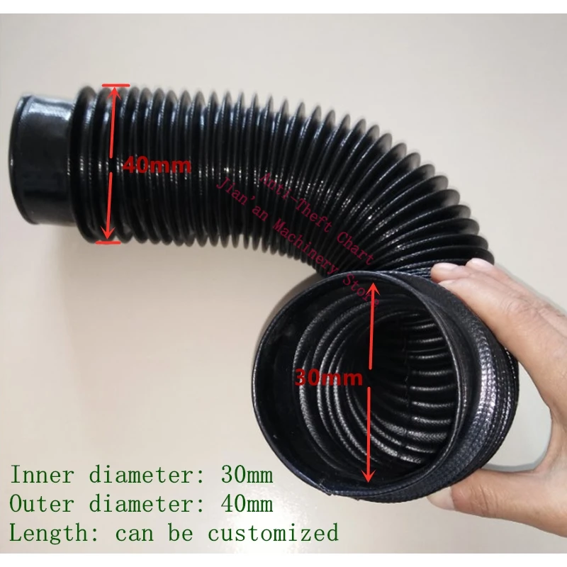 Machine Tool Flexible Bellows Dust Proof Ball Screw Cover Protector 40mm x 1M can be customized
Machine Tool Flexible Bellows Dust Proof Ball Screw Cover Protector 40mm x 1M can be customized
