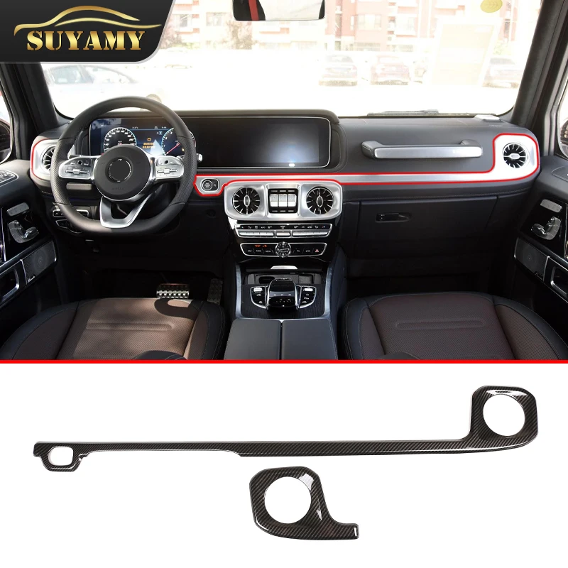 For Mercedes-Benz G-Class W463 2019-2021 ABS Carbon Fiber Car Central Control Instrument Air Outlet Panel Trim Cover Accessories
For Mercedes-Benz G-Class W463 2019-2021 ABS Carbon Fiber Car Central Control Instrument Air Outlet Panel Trim Cover Accessories