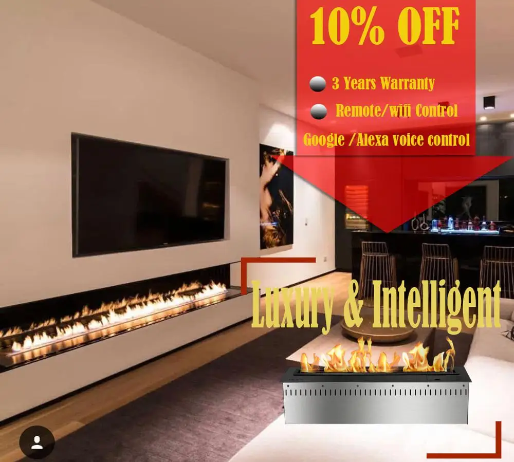 Inno living fire 48 inch real fire intelligent smart bioethanol fireplaces burner
Inno living fire 48 inch real fire intelligent smart bioethanol fireplaces burner