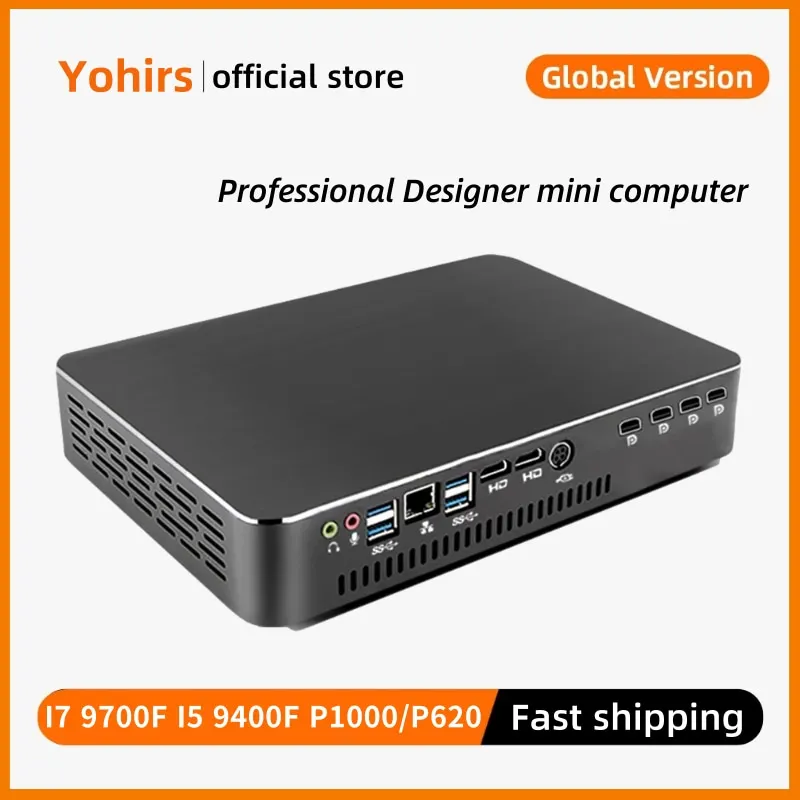 Мощный игровой мини-компьютер Core i9 9900T i5 9400F Quadro P1000 4G Mini DP HD2.0 4K выход для высокопроизводительной обработки данных
Мощный игровой мини-компьютер Core i9 9900T i5 9400F Quadro P1000 4G Mini DP HD2.0 4K выход для высокопроизводительной обработки данных