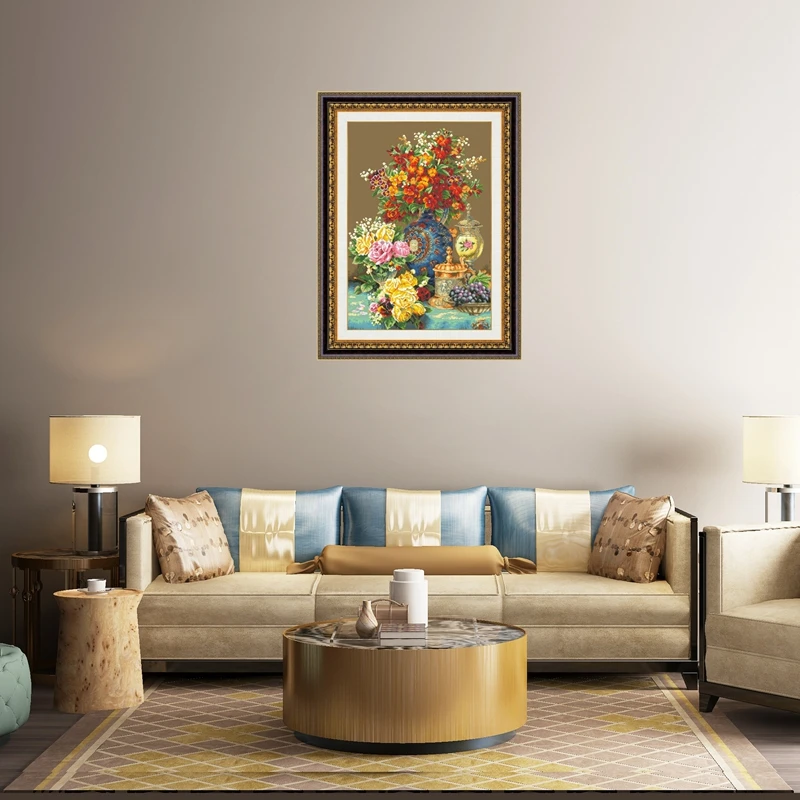 Набор для вышивки крестом с цветами и виноградом, цветочный узор, 18 карат, 14 карат, 11 карат, холст без печати, вышивка крестиком, рукоделие своими руками
Набор для вышивки крестом с цветами и виноградом, цветочный узор, 18 карат, 14 карат, 11 карат, холст без печати, вышивка крестиком, рукоделие своими руками