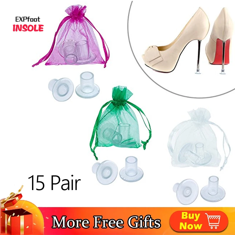 15 Pairs / Lot Heel Protectors High Heeler Latin Stiletto Heel Shoes Covers Caps Antislip Heel Stoppers For Bridal Wedding Party
15 Pairs / Lot Heel Protectors High Heeler Latin Stiletto Heel Shoes Covers Caps Antislip Heel Stoppers For Bridal Wedding Party