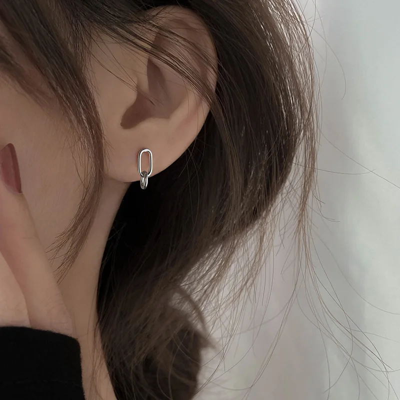 ZAY Genuine 925 Sterling Silver geometric oval simple metal style detachable Earrings
ZAY Genuine 925 Sterling Silver geometric oval simple metal style detachable Earrings