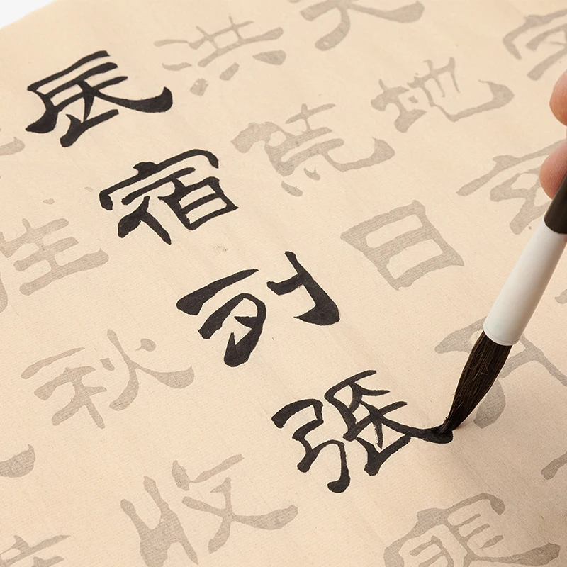 Chinese Brush Calligraphy Practice Copybook Rice Paper Copybook Adult Beginner Liu Bingsen Official Script Calligraphy Copybooks
Chinese Brush Calligraphy Practice Copybook Rice Paper Copybook Adult Beginner Liu Bingsen Official Script Calligraphy Copybooks