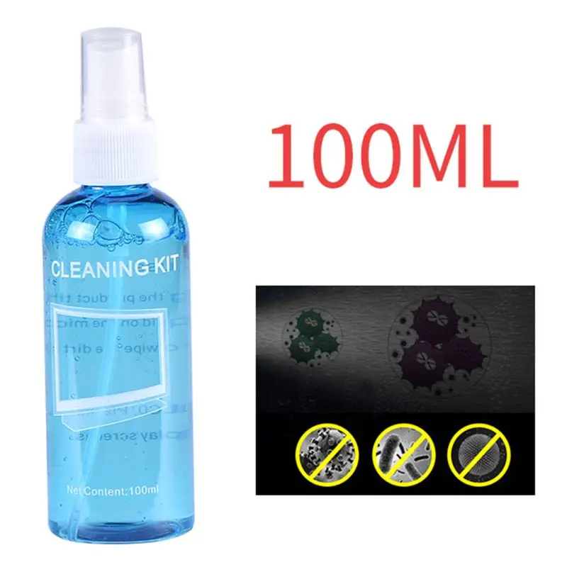 3 Pcs/Set Screen Cleaner Solution for Laptop/Phone/ iPad/Eyeglass Cleaner Includes Spray + Brush + Cleaning Cloth
3 Pcs/Set Screen Cleaner Solution for Laptop/Phone/ iPad/Eyeglass Cleaner Includes Spray + Brush + Cleaning Cloth